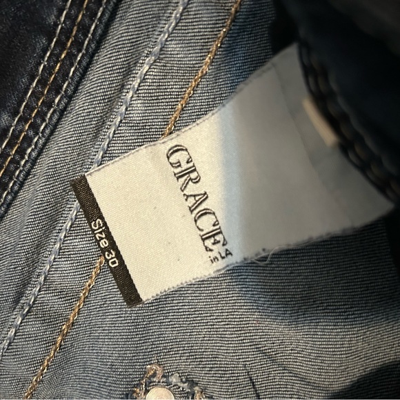 Grace In LA Boot Cut Jeans - Picture 2 of 3